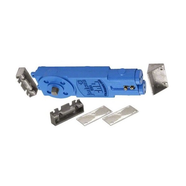 Jackson Satin Aluminum Adjustable Spring Power Multi Size 90DegHold Open Overhead Concealed Closer W/ P O 21201P62820 - main